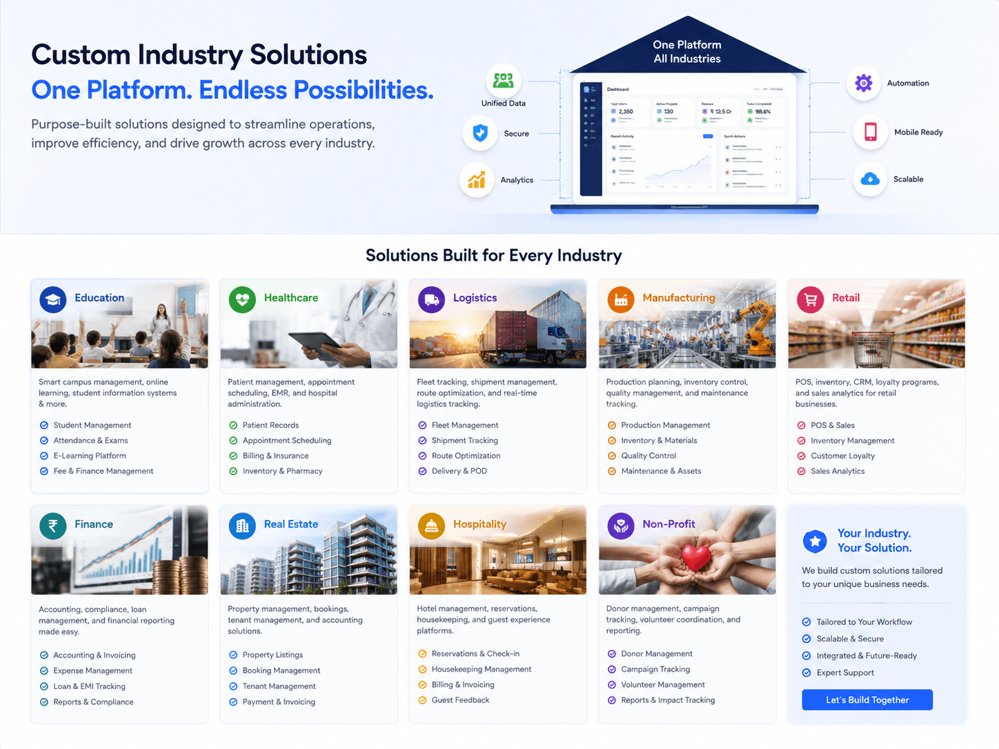 Custom Industry Solutions