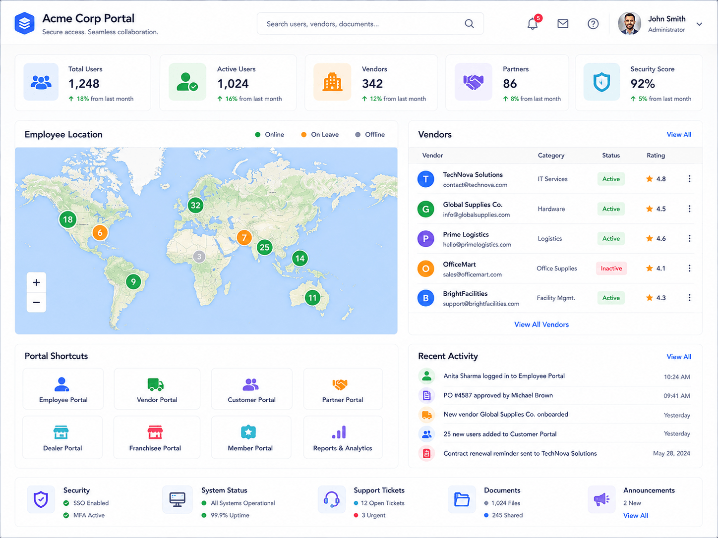 Enterprise Portal Platform