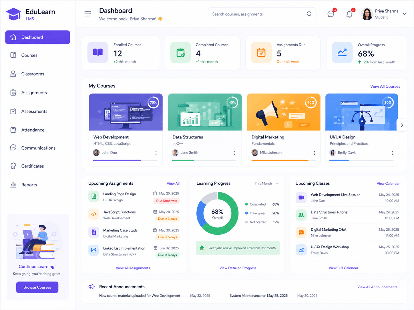 Learning Management System (LMS)