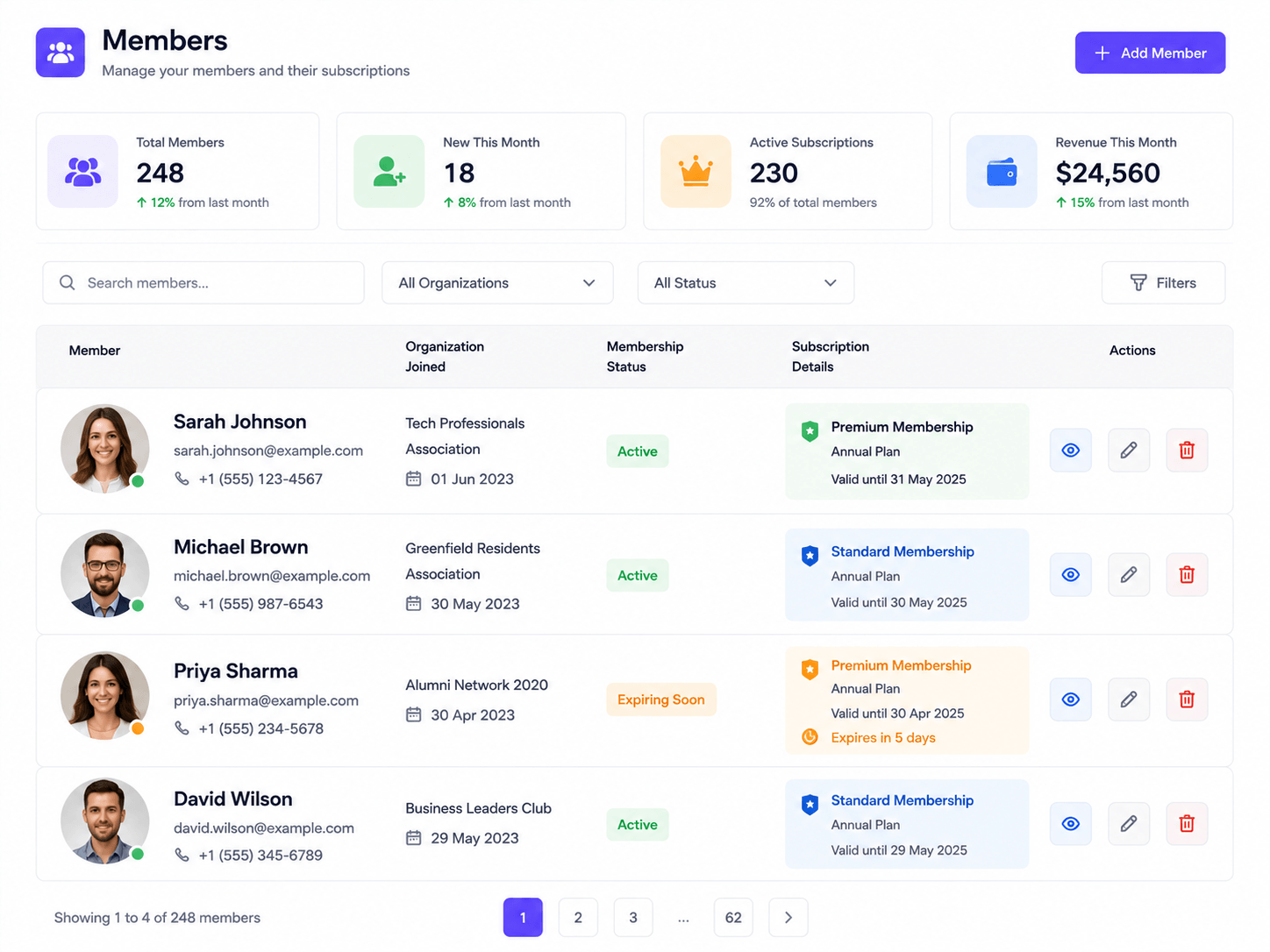 Membership Management System